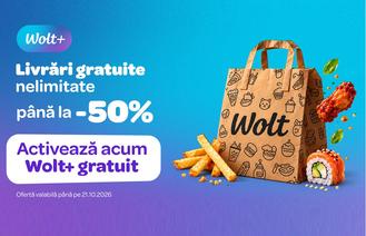 Tu alegi meciul, Wolt aduce ofertele: reduceri exclusive și abonamente Wolt+ gratuite