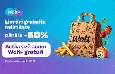 Tu alegi meciul, Wolt aduce ofertele: reduceri exclusive și abonamente Wolt+ gratuite