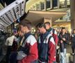 Sosire Genoa la București, amical Rapid