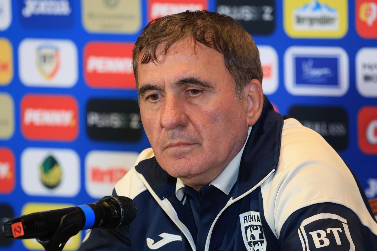 Conferință de presă Gheorghe Hagi și Radu Drăgușin, înainte de Polonia - România / FOTO: Ionuț Iordache (GSP.ro)