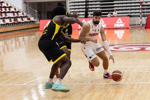 Nandor Kuti, unul din liderii lui Dinamo București, în acțiune/Foto: fiba.basketball