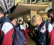 Sosire Genoa la București, amical Rapid