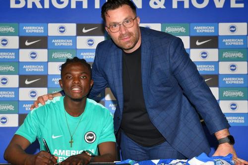 Andrei Balmoș a realizat un transfer spectaculos în Premier League prin mutarea lui Zadok Yohanna la Brighton. Foto: arhiva personală Andrei Balmoș