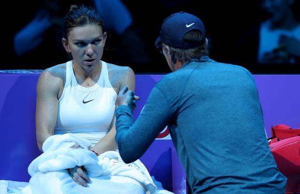 Simona Halep - Karolina Pliskova 0-6, 6-2, 4-6 // Darren Cahill, discurs dur la on-court coaching: „Ai fost făcută de rușine!”