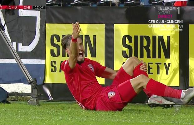 VIITORUL - CHINDIA // FOTO Oaspeții, nemulțumiți de două decizii luate de arbitrul Bîrsan! Ce arată reluările