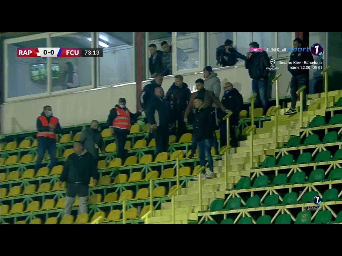 FOTO Rapid - FCU Craiova, scandal 01.11.2021