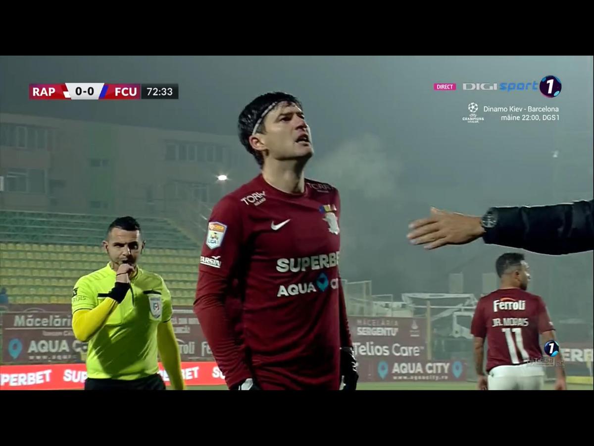 FOTO Rapid - FCU Craiova, scandal 01.11.2021