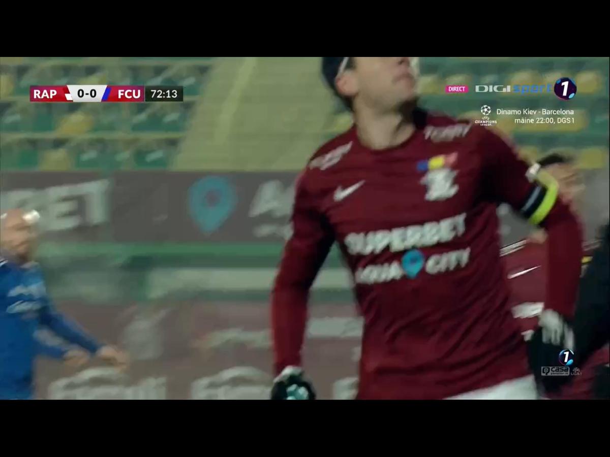 FOTO Rapid - FCU Craiova, scandal 01.11.2021
