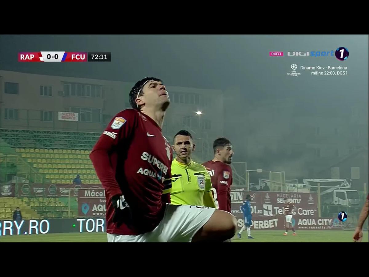 FOTO Rapid - FCU Craiova, scandal 01.11.2021