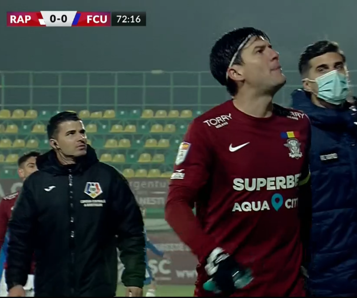 FOTO Rapid - FCU Craiova, scandal 01.11.2021