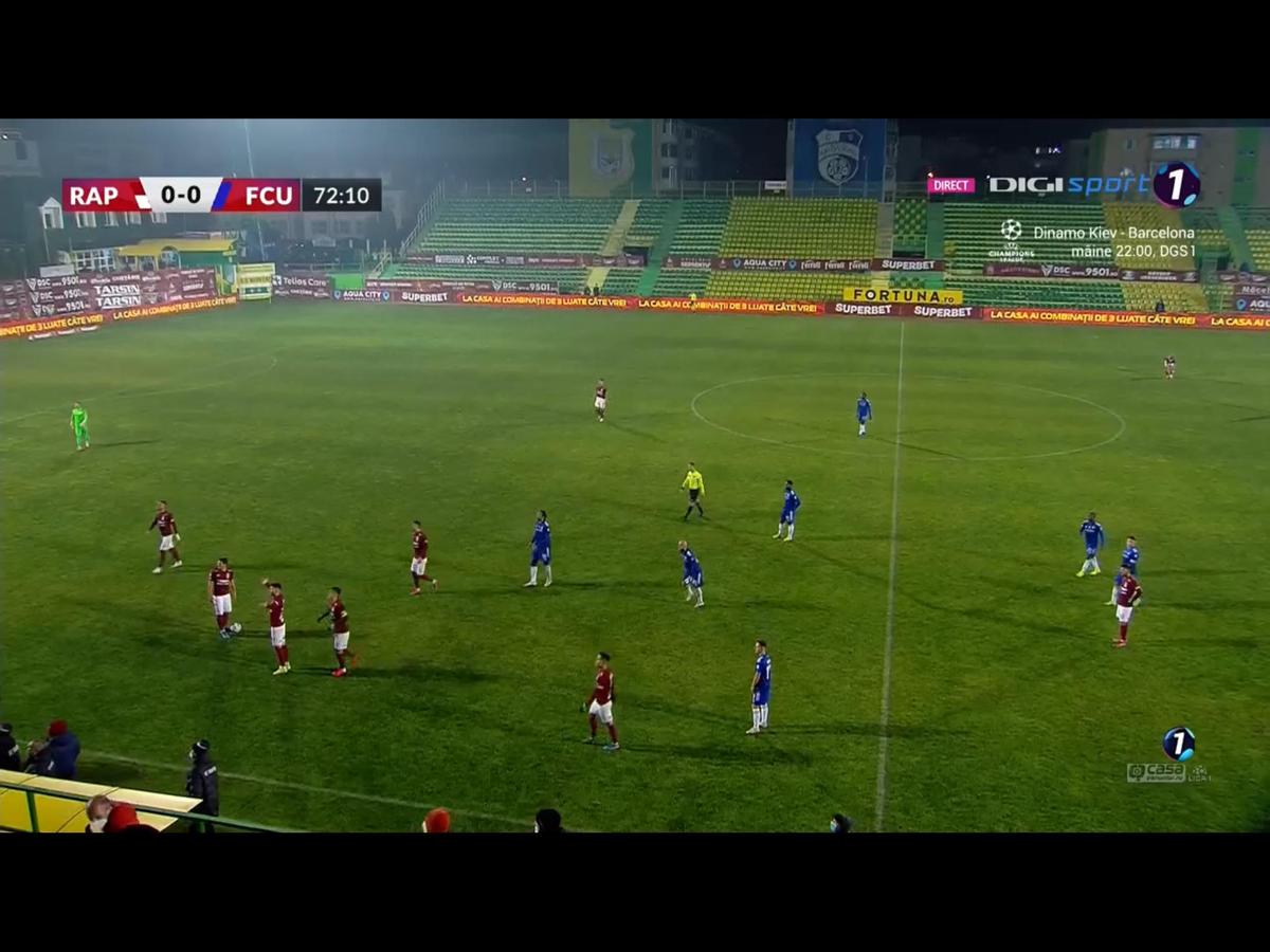 FOTO Rapid - FCU Craiova, scandal 01.11.2021