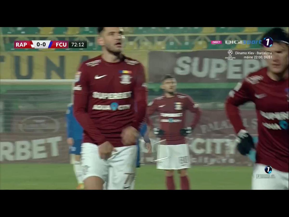 FOTO Rapid - FCU Craiova, scandal 01.11.2021