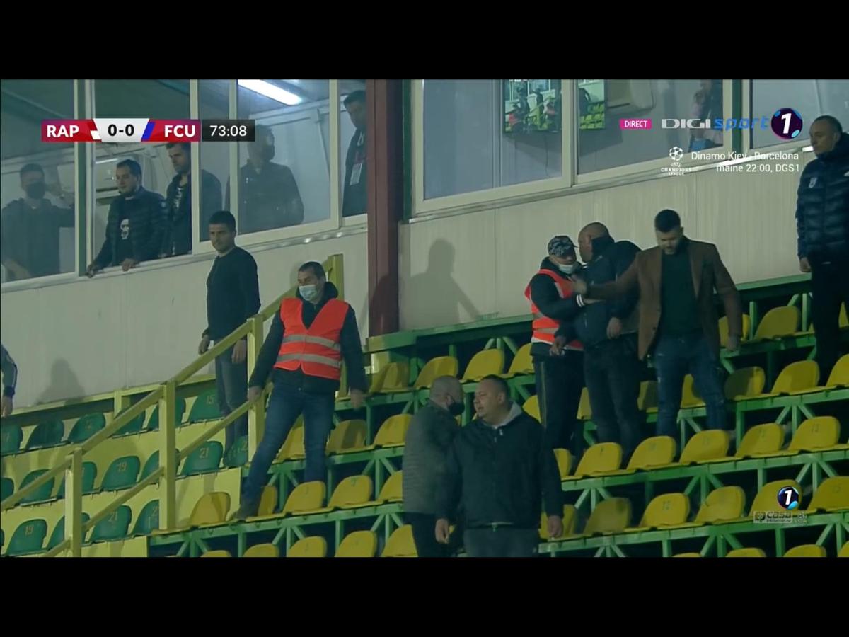 FOTO Rapid - FCU Craiova, scandal 01.11.2021