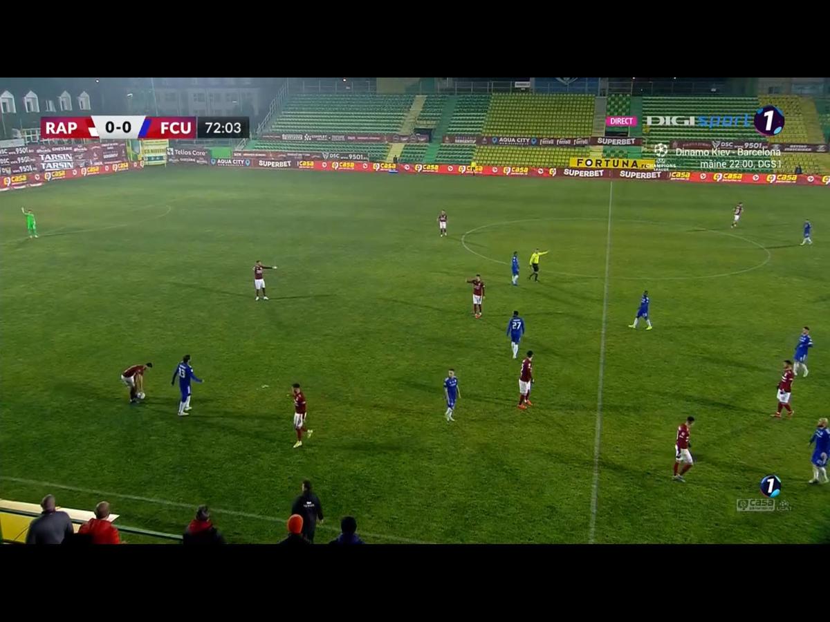 FOTO Rapid - FCU Craiova, scandal 01.11.2021