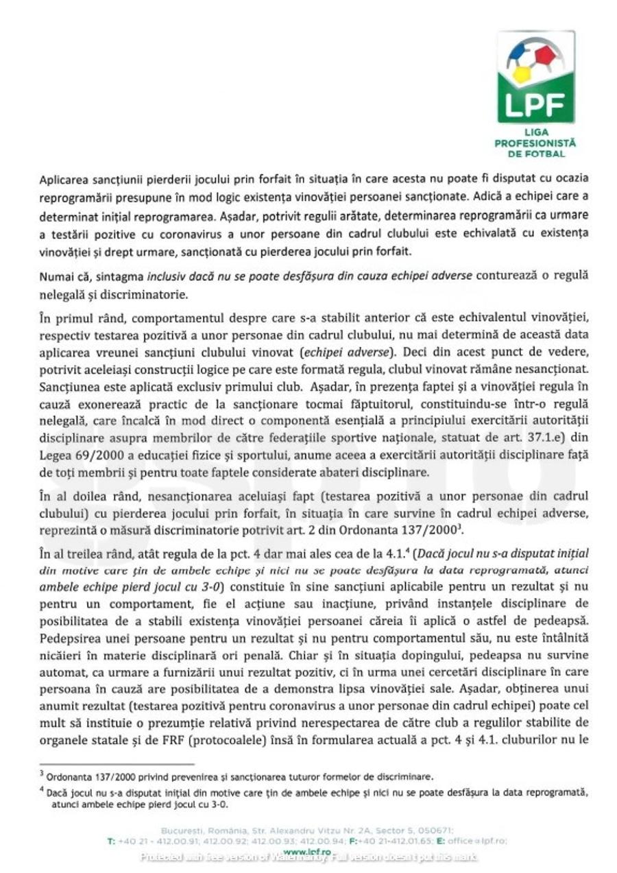 LPF a retras propunerea de a schimba regula care o avantaja pe FCSB! Burleanu: „Am da naștere multor altor probleme dacă s-ar interveni”