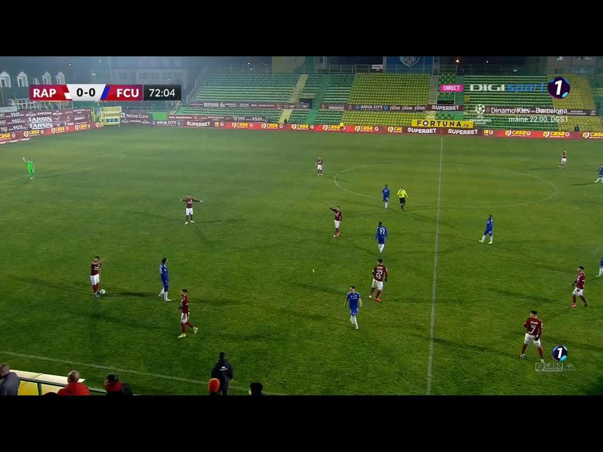FOTO Rapid - FCU Craiova, scandal 01.11.2021