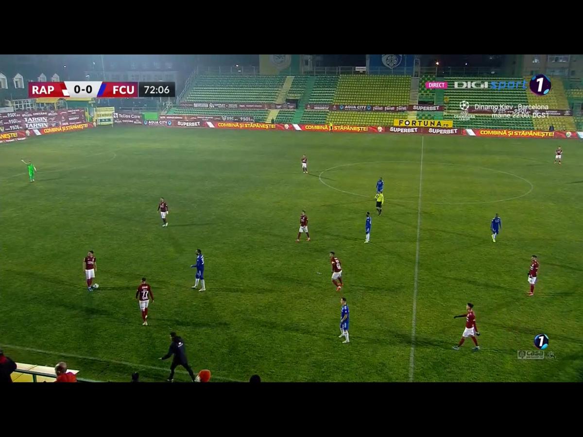 FOTO Rapid - FCU Craiova, scandal 01.11.2021