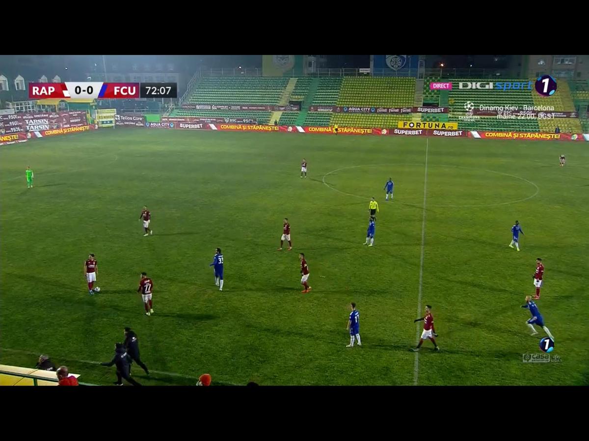 FOTO Rapid - FCU Craiova, scandal 01.11.2021