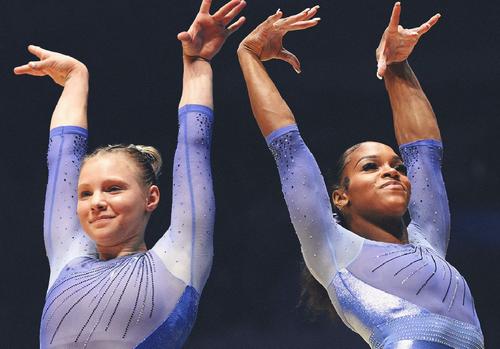 Echipa feminină de gimnastică a Statelor Unite și-a trecut în palmares, la Mondialele de Gimnastică de la Liverpool, cea de-a opta medalie de aur din istorie / Sursă foto: Team USA