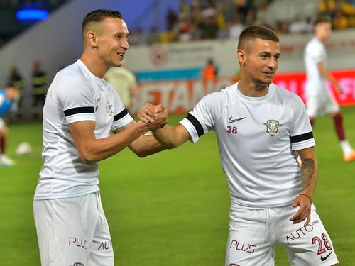 Alexandru Mățan (dreapta) va pleca de la Rapid în iarnă.
FOTO: Imago Images