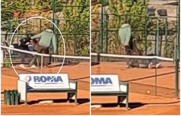 Imagini șocante! Își bate cu bestialitate fiica pe terenul de tenis » Wawrinka, Mouratoglou și Badosa, scandalizați: „Oribil, nu mai am cuvinte!”