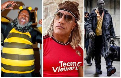 Cele mai spectaculoase „deghizări” de Halloween » The Rock s-a transformat în Beckham, show total în NFL + Mike Tyson „înțeapă” ca o albină