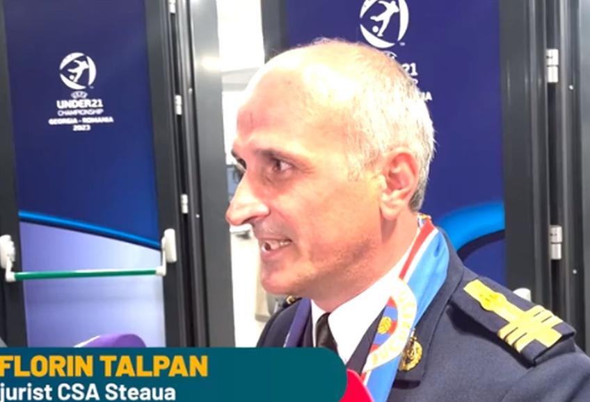 CSA Steaua și Rapid au remizat, scor 0-0, în runda secundă a grupei B din Cupa României Betano. Florin Talpan, juristul clubului „militar”, a fost agresiv la interviurile de după meci.