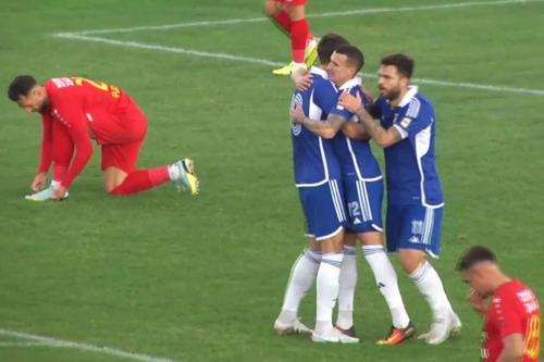 Andrea Padula a înscris în SCM Zalău - FCU Craiova