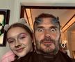 David Beckham alături de fiica lui, Harper Seven
