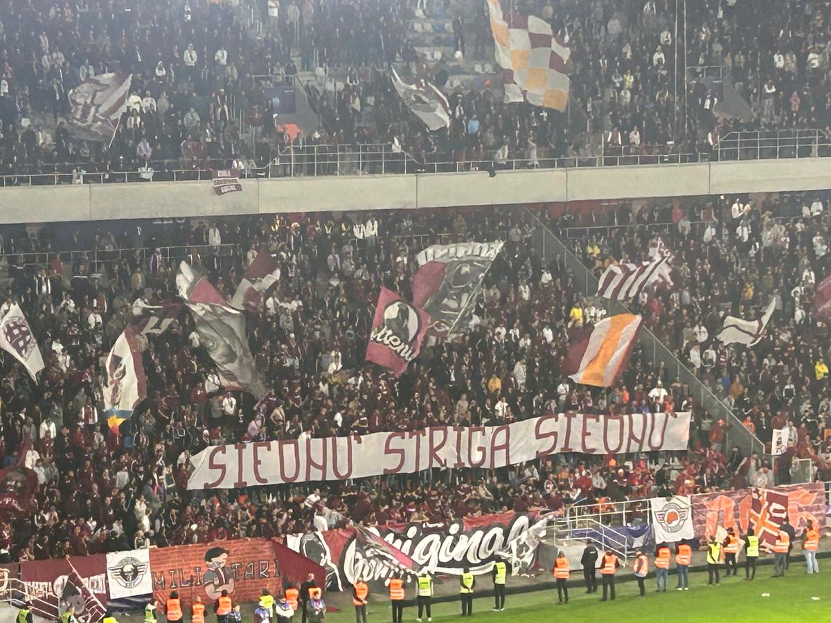 Mesajele afișate în Ghencea la derby-ul CSA Steaua - Rapid