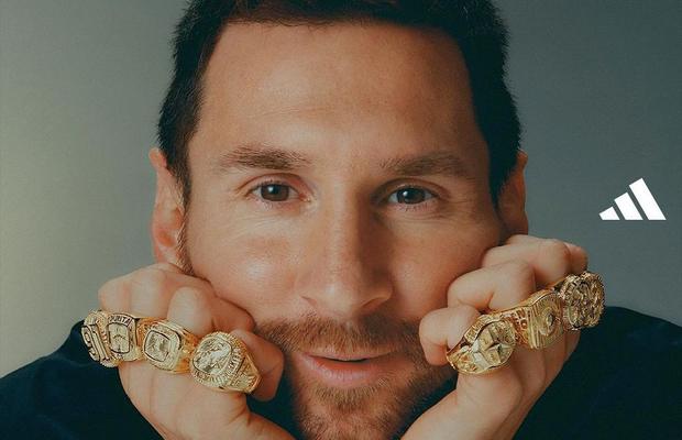 Lionel Messi, cadou special din partea Adidas: 8 inele unice + O ședință foto deosebită