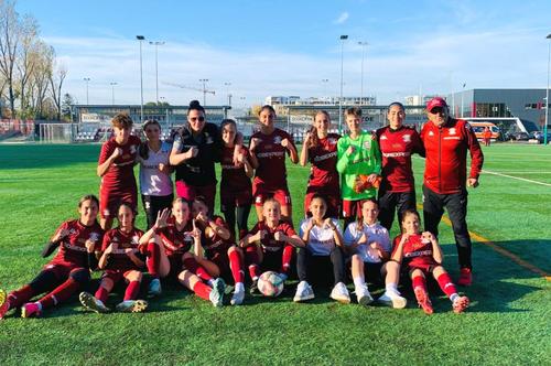 Scor uluitor în Rapid U17 - Dinamo U17, foto: Facebook @FC Rapid 1923 Feminin
