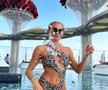 Crina Abrudan în costum de baie! Cum a apărut la o piscină de lux din Dubai