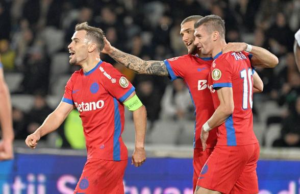 Precum un atacant! Gol de kinogramă marcat de Olaru în U Cluj - FCSB