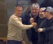 Daniel Pancu, felicitat după golul de 1-0 marcat de CFR Cluj cu Dinamo