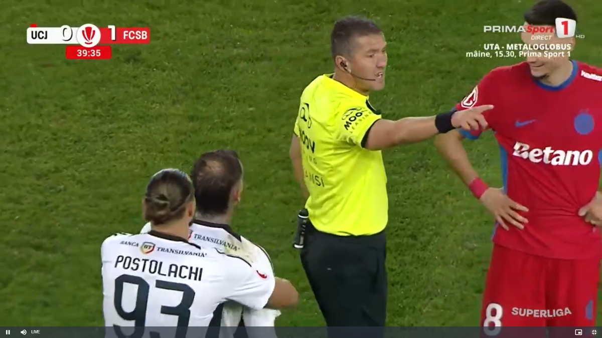 Eliminare Murgia în U Cluj - FCSB