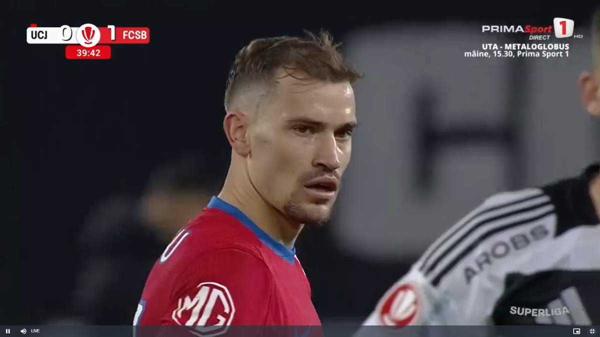 Eliminare Murgia în U Cluj - FCSB