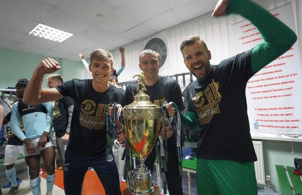 FOTO Dinamo Brest a câștigat campionatul în Belarus, alături de Vasili Hamutovski