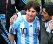 Lionel Messi și Diego Maradona