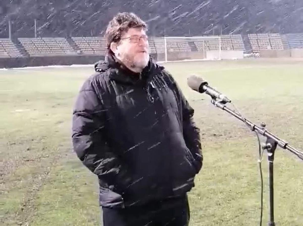VIDEO + FOTO Cristi Pustai și-a spus ofurile în viscol: „Nu acuz, că nu am dovezi, dar văd că e o practică”