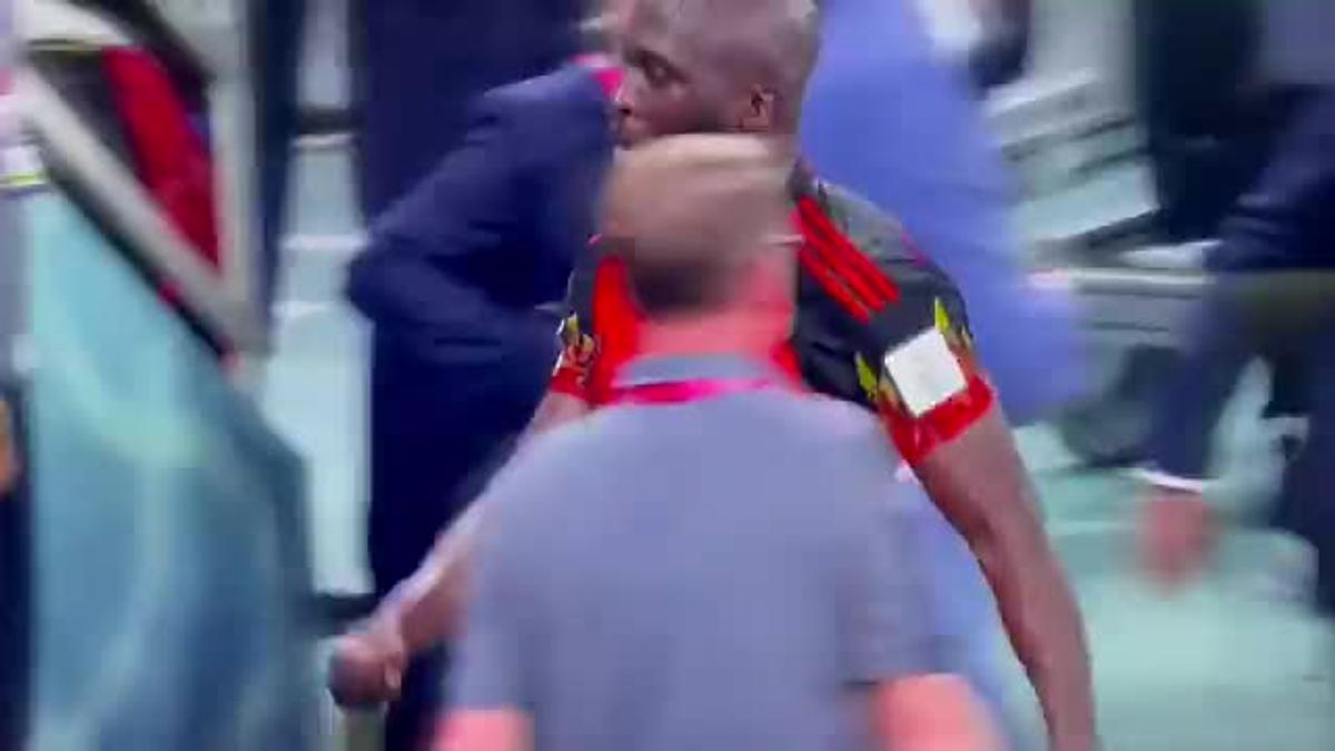 Romelu Lukaku in Croatia - Belgia