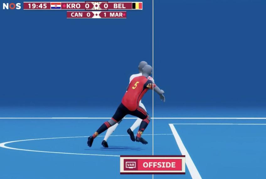 Fază controversată din duelul Croația - Belgia