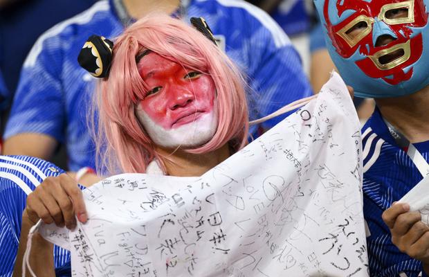 Cele mai ciudate apariții la Mondial! Fanii Japonei au uimit pe toată lumea contra Spaniei