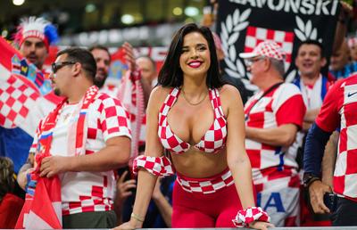 Fotografii au rămas mască: show făcut de fanele Croației cu Belgia » Cine a dat tonul