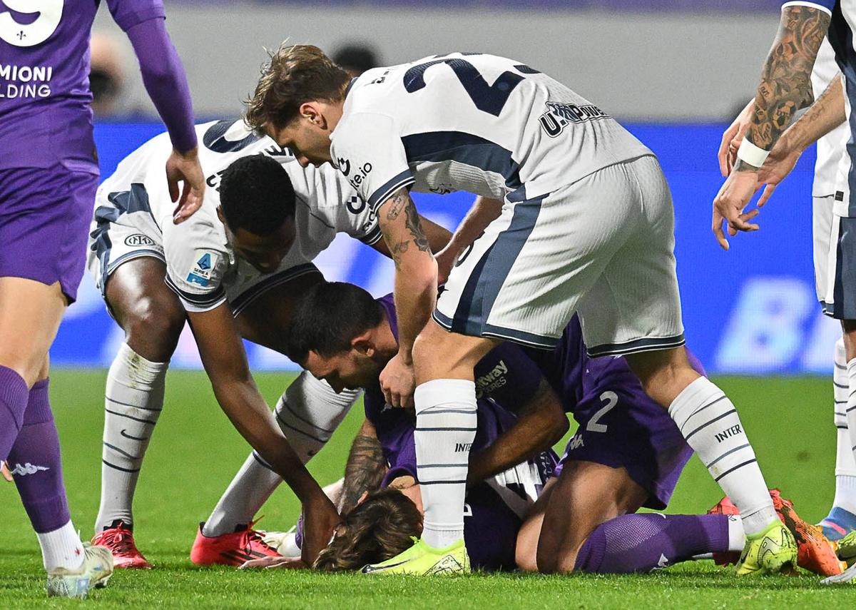 Fiorentina - Inter, abandonat. Edoardo Bove s-a prăbușit pe teren » Atenție, imagini cu puternic impact emoțional!