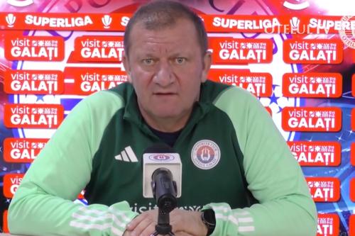 Dorinel Munteanu la conferință înainte de meciul cu FCSB