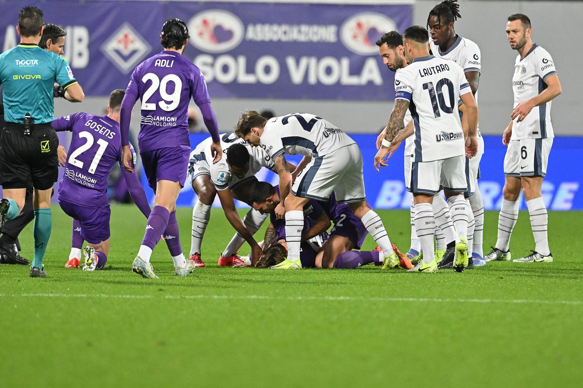 Fiorentina - Inter, abandonat. Edoardo Bove s-a prăbușit pe teren » Atenție, imagini cu puternic impact emoțional!