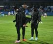 Siyabonga Ngezana și Mamadou Thiam, înainte de Farul - FCSB 1-2/ Foto: Cristi Preda (GSP)