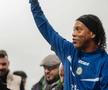 Ronaldinho a fost atracția principală sâmbătă seara, în ceața de la Iași / Sursă foto: Andrei Luca / ndrsportphotos.ro