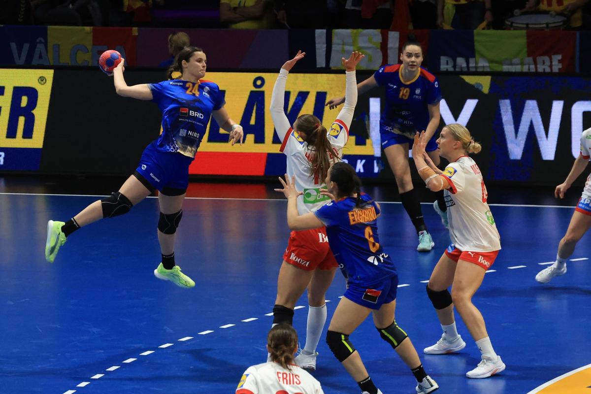 România - Danemarca la CM Handbal 2025